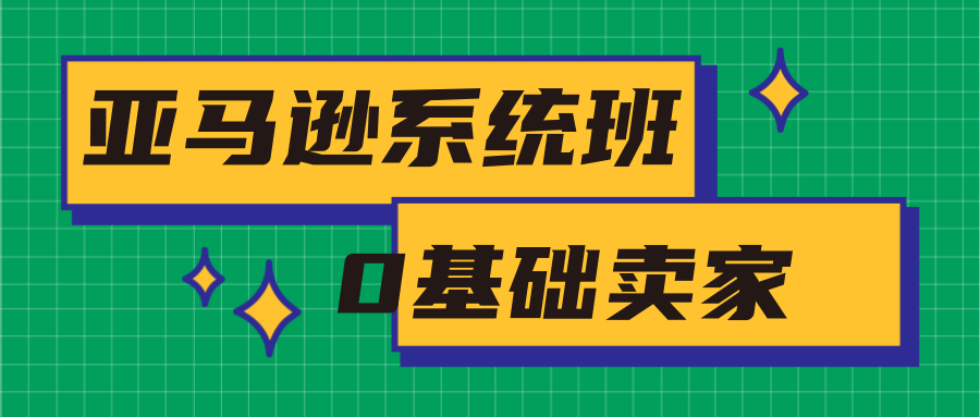 亚马逊系统班，专为0基础卖家量身打造，亚马逊运营流程与架构-启程资源站