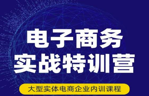 民赛电气内部出品：电子商务实战特训营，全方位带你入门电商，308种方式玩转电商-启程资源站