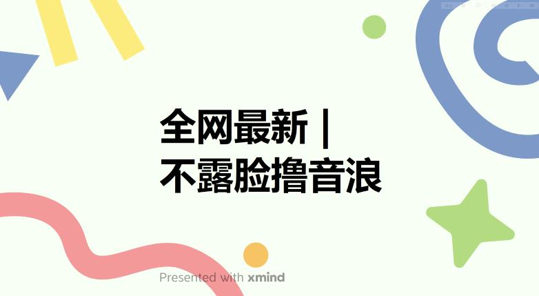 全网最新不露脸撸音浪，跑通自动化成交闭环，实现出单+收徒收益最大化【揭秘】-启程资源站