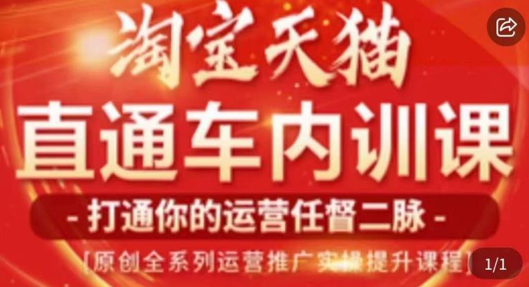 天问电商·2023淘宝天猫直通车内训课，零基础学起直通车运营实操课程-启程资源站