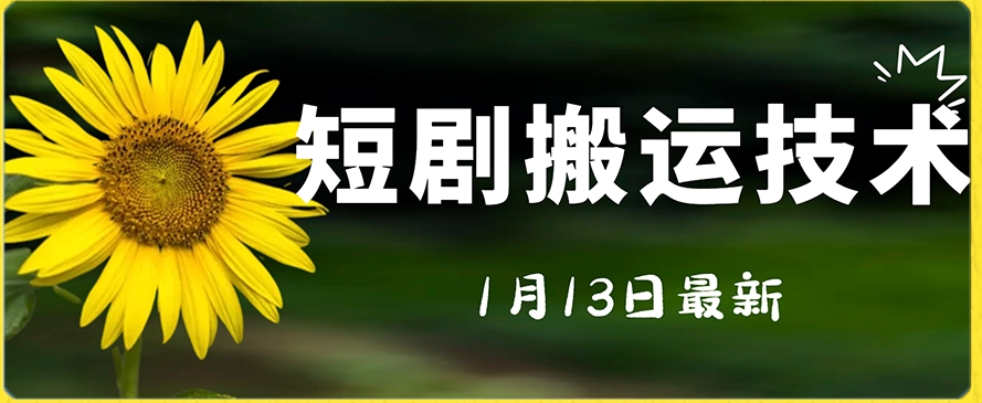 最新短剧搬运技术，电脑手机都可以操作，不限制机型-启程资源站