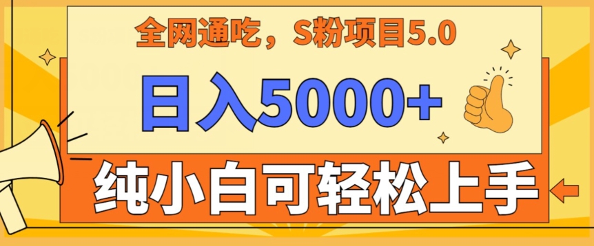 男粉项目5.0，最新野路子，纯小白可操作，有手就行，无脑照抄，纯保姆教学【揭秘】-启程资源站