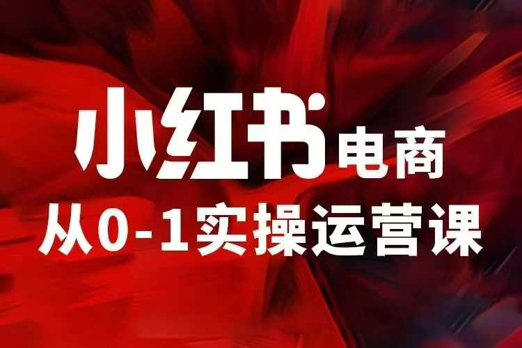 小红书电商运营，97节小红书vip内部课，带你实现小红书赚钱-启程资源站