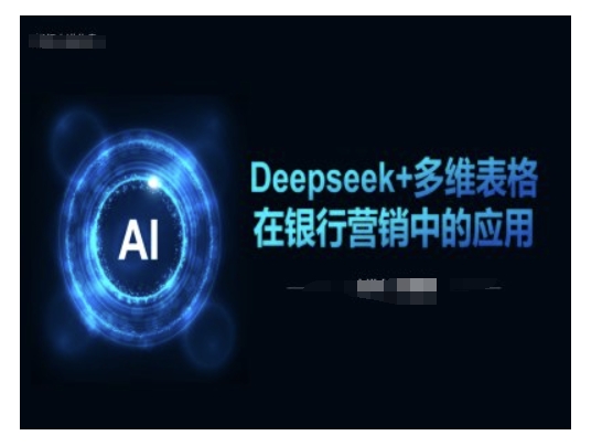 Deepseek+多维表格在银行营销场景中的应用-启程资源站